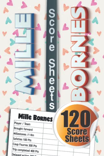 Mille Bornes Score Sheets: 120 Score Sheets, 6x9 inche. by Emerson ...