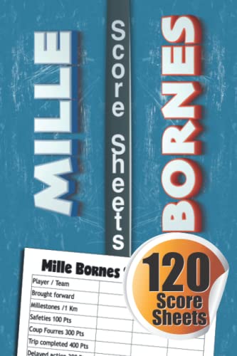 Mille Bornes Score Sheets: 120 Score Sheets, 6x9 inche. by Emerson ...