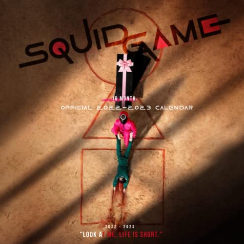 Squid Game 2022 Calendar OFFICIAL Squid Game calendar 2022 Weekly