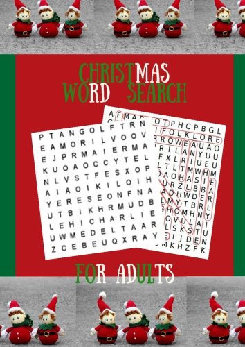 Christmas Word Search For Adults: Easy Large Print Puzzle Book Great