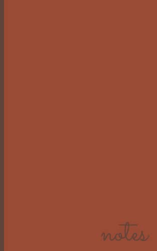 Note Rusty Notes: Rust with dark brown spine background - dot grid notebook,160 ...