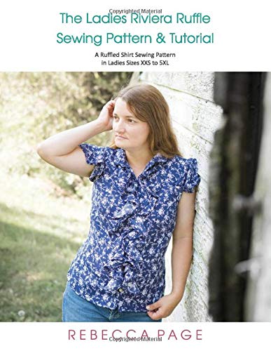 The Ladies Riviera Ruffle Sewing Pattern & Tutorial: A Ruffled Shirt ...
