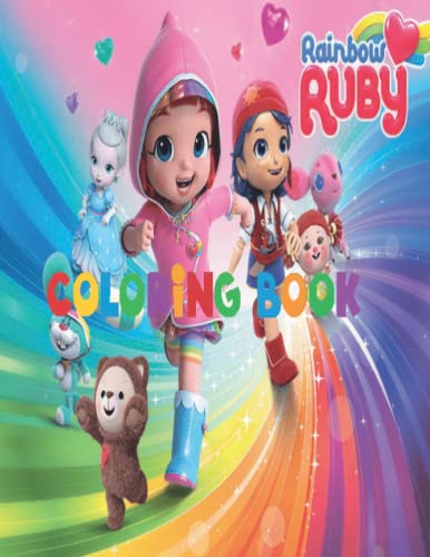 Rainbow Ruby Coloring Book: An Interesting Way To Relieve Stress And A ...