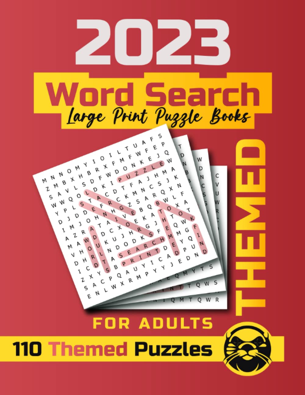 2023 Word Search Large Print Puzzle Books For Adults 110 Themed
