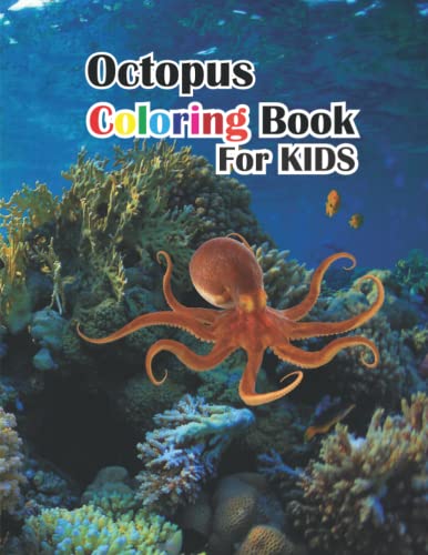 Octopus Coloring Book For Kids: Stress Free Coloring Books For Adults ...