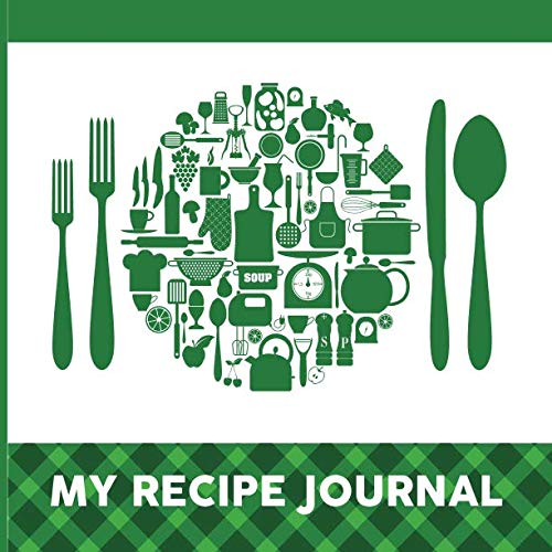 My Recipe Journal 120 Cream pages Recipe Notebook Journal with Matte