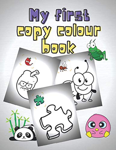 My First Copy Colour Book: Color book perfect gift for small children ...