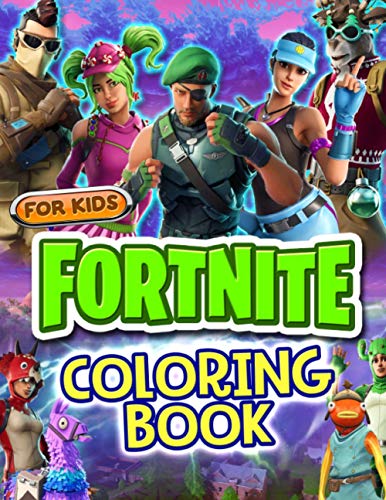 Fortnite Coloring Book: 50 Deluxe Illustrations For Kids And Adults by ...