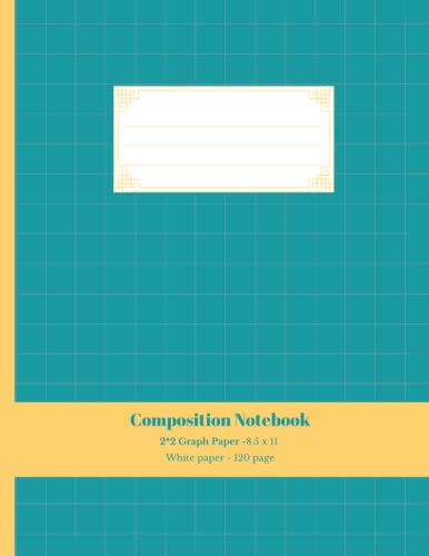 Graph Paper Notebook 1 2 Inch Squares 2x2 Graph Paper Notebook 8 5 X Graph paper notebook 1 2 inch squares 2x2 graph paper notebook 8 5 x