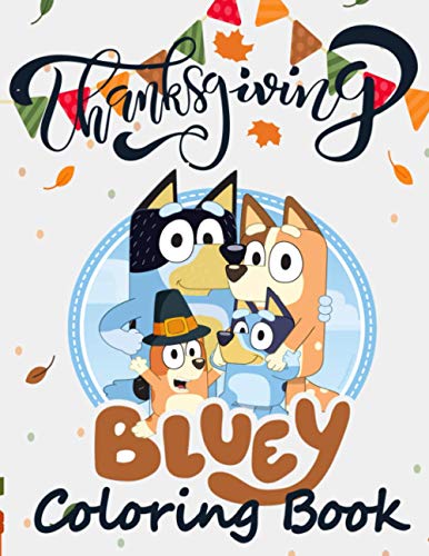 Bluey Thanksgiving Coloring Book - 94565522 