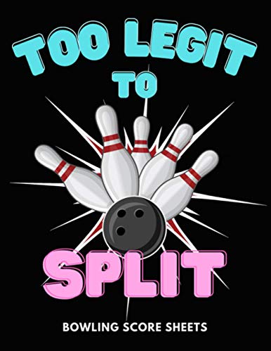 Bowling Score Sheet: Bowling Logbook For Adults ~ Track Up Your Scores ...