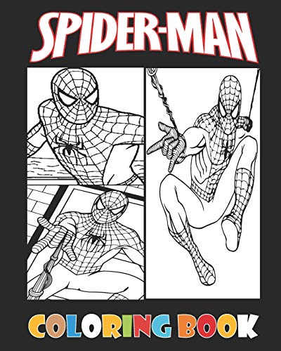 Spider-Man Coloring Book: over 70 High Quality Illustrations for Kids ...