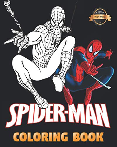 Spider-Man Coloring Book: super gift spider man Coloring Book +70 High ...