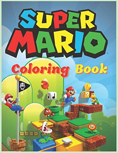 Super Mario Coloring Book: 20+ Illustrations Super Mario Word Coloring ...