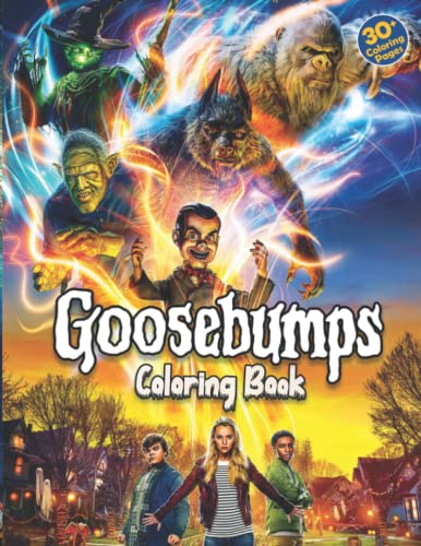 Goosebumps Coloring Book: 50+ GIANT Great Pages with Premium Quality ...