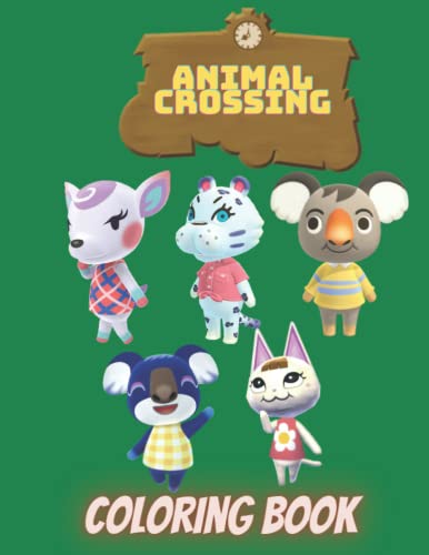 Animal Crossing Coloring book: A great gift for your little boy or girl ...