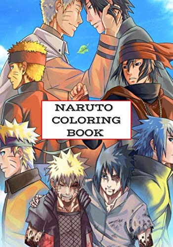 NARUTO COLORING BOOK: Coloring Books For Kids And Adults With Favorite ...