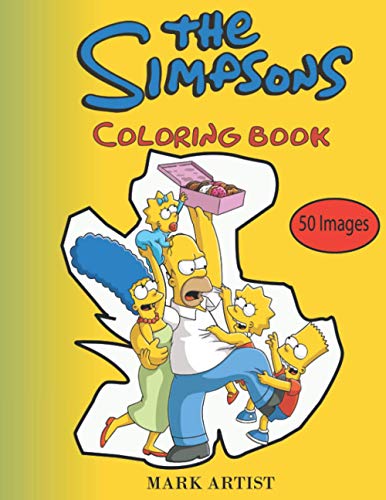 The Simpsons Coloring Book: Great Coloring Book for Kids and Fans – 50 ...