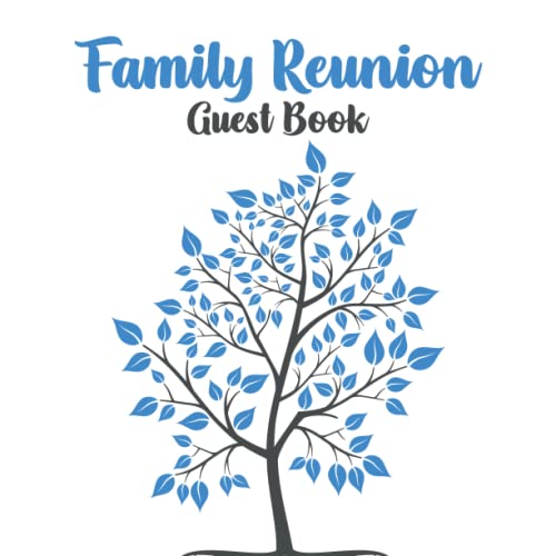 Family Reunion Guest Book Elegant Keepsake Family GetTogether Signin
