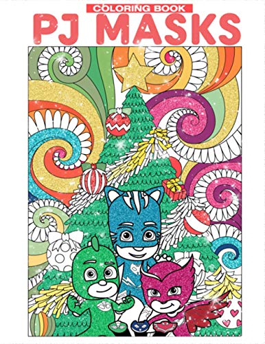 pj masks coloring book: Fun Christmas Activities Workbook Coloring ...