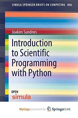 Introduction to Scientific Programming with Python by Joakim Sundnes ...