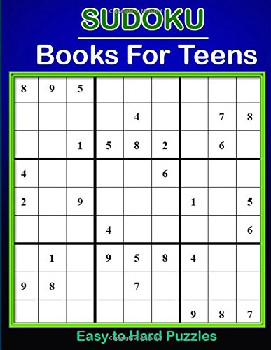 Sudoku Books For Teens: Easy to Hard Puzzles: A bargain bonanza for ...