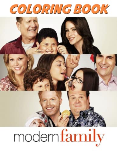 Modern Family Coloring Book: Perfect Coloring Book For Adults and Kids ...