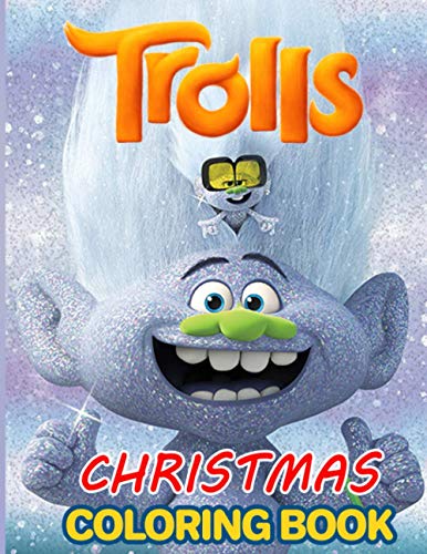 Trolls Mini Christmas Coloring Book: Beautiful Simple Designs Trolls ...