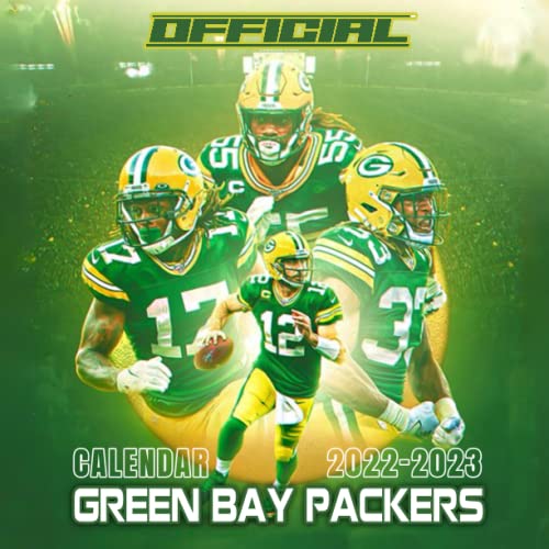 Green Bay Packers Calendar 20222023 Green Bay Packers OFFICIAL SPORT