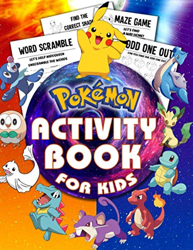 Pokemon Activity Book For Kids: The Book Works Wonderfully Well For ...