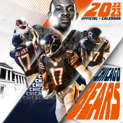 Chicago Bears Calendar 20222023 Chicago Bear OFFICIAL SPORT Calendar