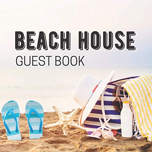 Beach House Guest Book Guest Book For Home Visitors by Memories SA