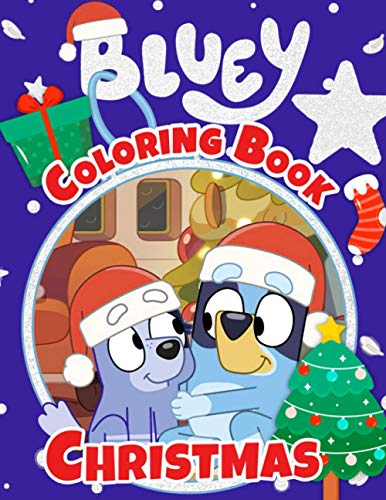 10 Bluey Christmas Coloring Pages for Kids: Festive Fun for the Holidays