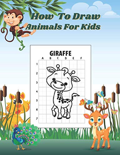 How To Draw Animals For kids:: Animal Drawing Templates With Grids to ...