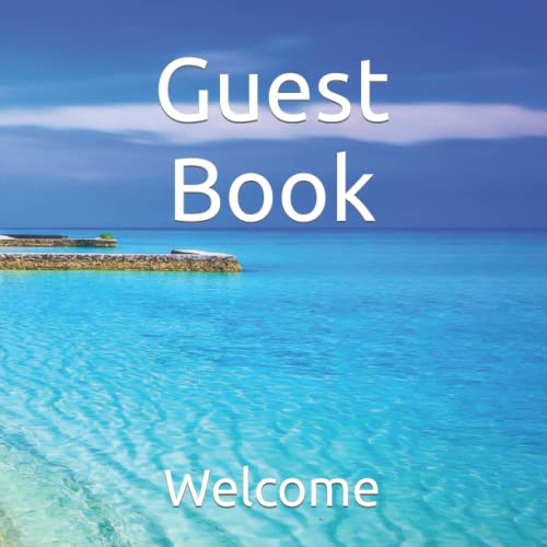 Down by the Sea Guest Book for Vacation Rental, Airbnb, VRBO, Bed and