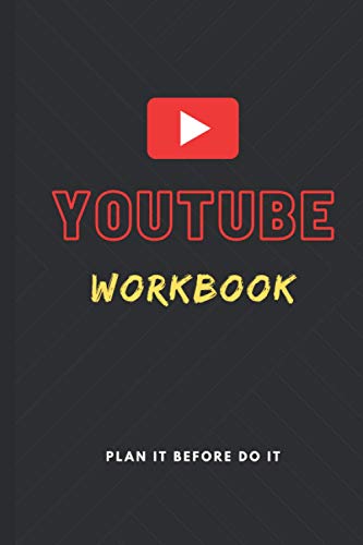 YouTube Workbook: YouTube Planning Book | Planner for Youtubers | YouTube Video Planner ...