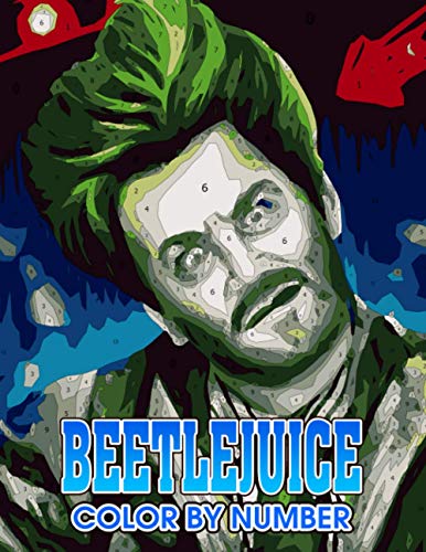 Beetlejuice series Color by Number: Beetlejuice color Book An Adult ...