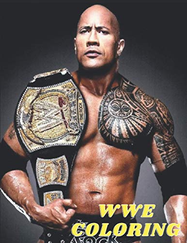 WWE coloring book: for Kids and Adults with Fun, Easy, and Relaxing