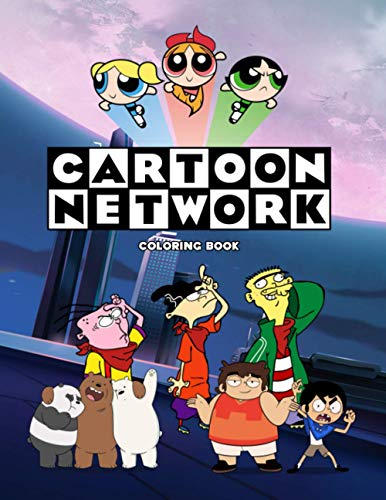 Cartoon Network Coloring Book: Retro Coloring Books For Kids With 50