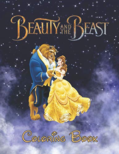 Beauty And The Beast Coloring Book: 100+coloring pictures for kids and ...