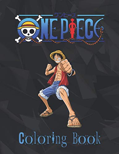 One Piece Coloring Book: 100+coloring pictures for kids and adults with ...