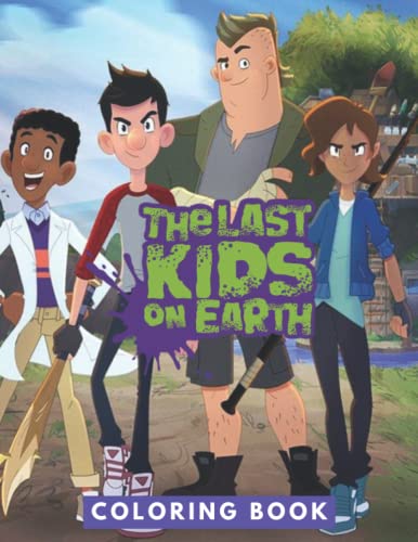 The Last Kids on Earth Coloring Book: JUMBO Coloring Book For Kids ...