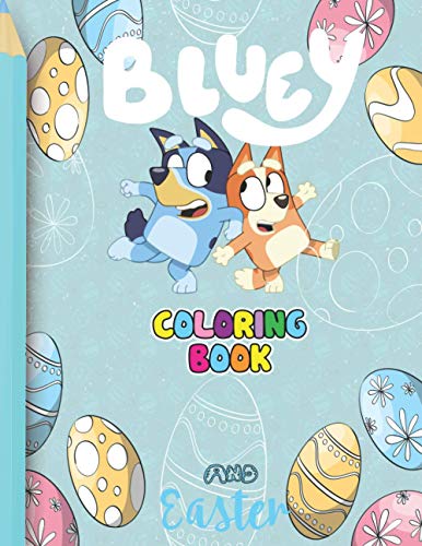 bluey | Coloring Book: Great Coloring Pages Illustrations High Quality ...