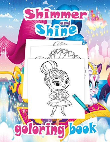 Shimmer and Shine Coloring Book: Shimmer and Shine Coloring Books For ...