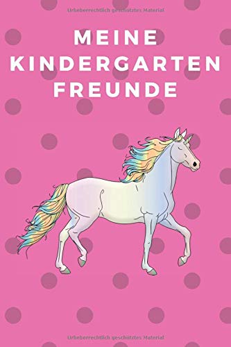  Meine kindergarten Freunde: Einhorn (German Edition) by Bob Cooper 