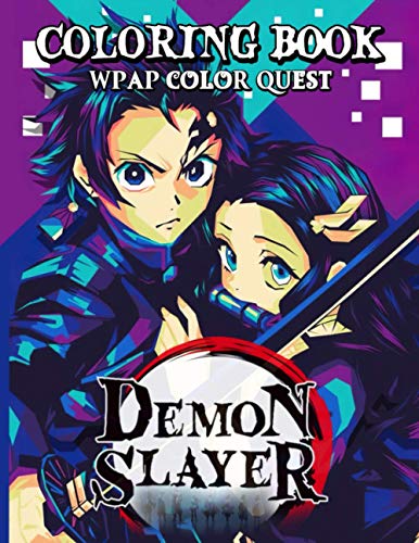 Demon Slayer Coloring Book: WPAP Color Quest Favorite Book Demon Slayer ...