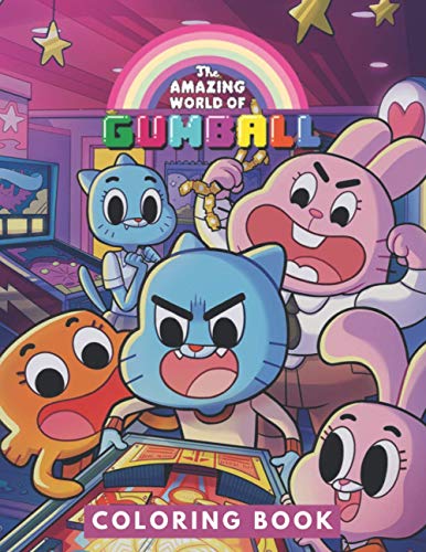 The Amazing World Of Gumball Coloring Book: Perfect Christmas Gift For
