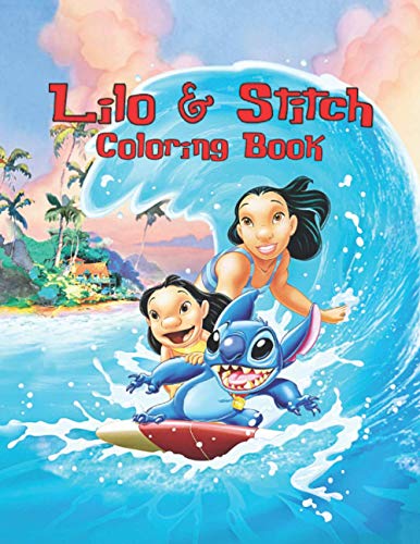 Lilo & Stitch Coloring Book: 100+coloring pictures for kids and adults ...