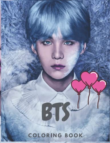 BTS: Coloring Book for Stress Relief, Happiness and Relaxation: 방탄소년단 for ARMY and KPOP lovers ...
