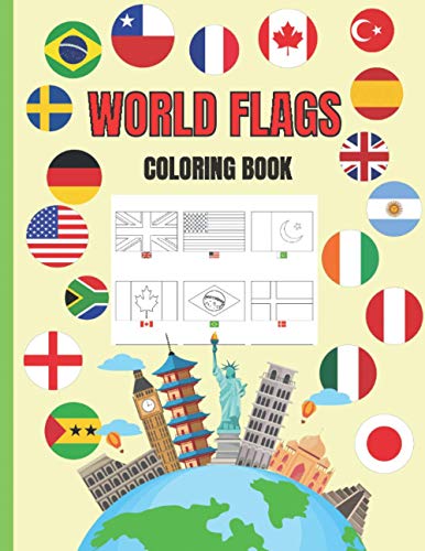 World Flags Coloring Book: Flags of the World Coloring Pages - Color
